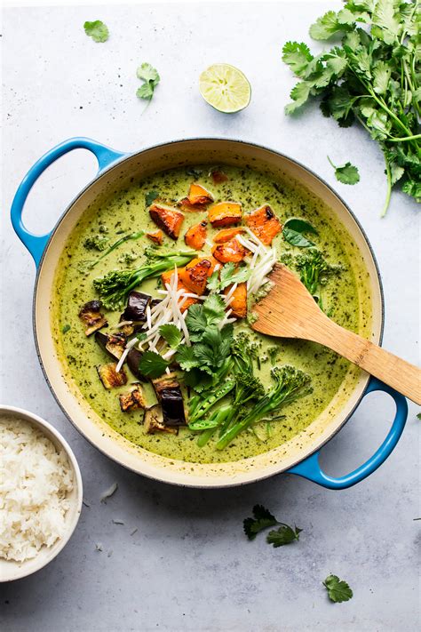 vegan-thai-green-curry-lazy-cat-kitchen image