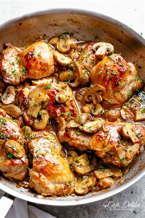 garlic-mushroom-chicken-thighs-cafe-delites image