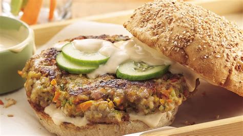 teriyaki-veggie-pork-burgers-recipe-pillsburycom image
