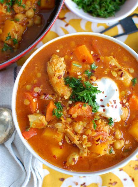 slow-cooker-moroccan-chicken-chickpea-soup-a-cedar image