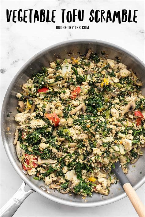 vegetable-tofu-scramble-easy-vegan-meal-budget-bytes image