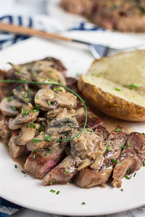 steak-diane-with-mushroom-sauce-the-rustic-foodie image