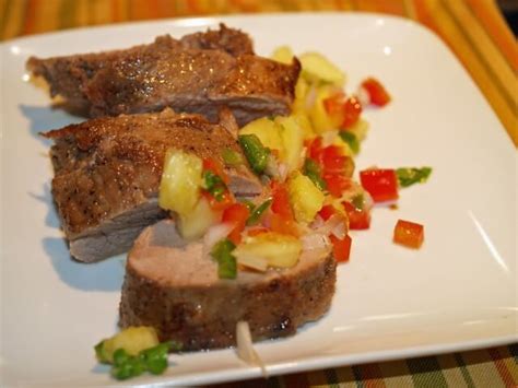 asian-grilled-pork-tenderloins-with-pineapple-chutney image