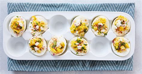 mexican-street-corn-deviled-eggs-recipe-purewow image