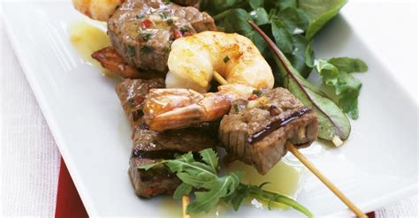 grilled-beef-shrimp-skewers-with-salad-eat-smarter-usa image