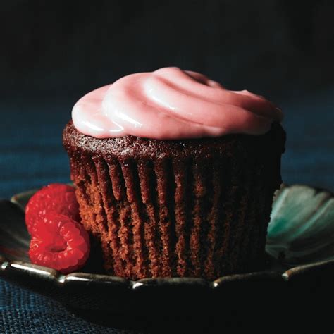 velvety-beet-cupcakes-with-raspberry-icing image