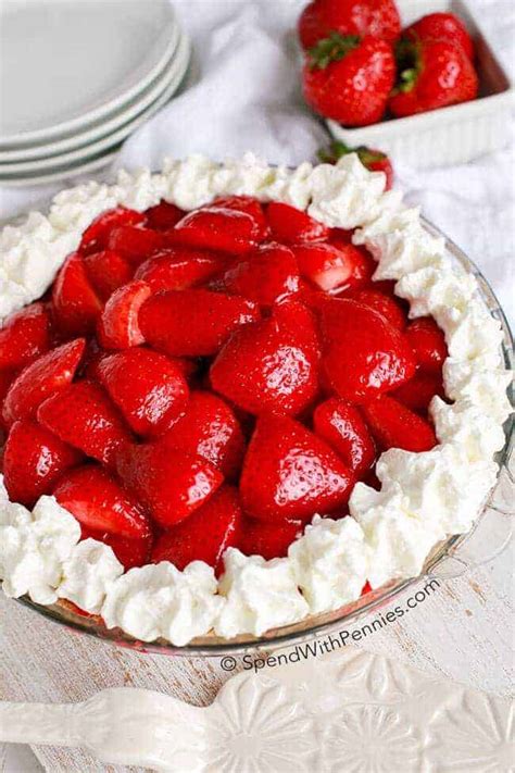 strawberry-cheesecake-pie-no-bake-spend-with-pennies image