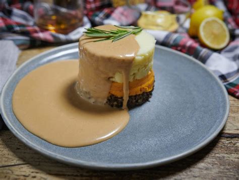 haggis-neeps-and-tatties-stack-with-a-whisky-sauce image