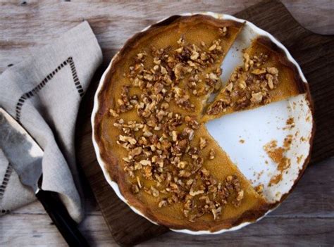 pumpkin-pie-with-maple-walnuts-recipes-for-food image
