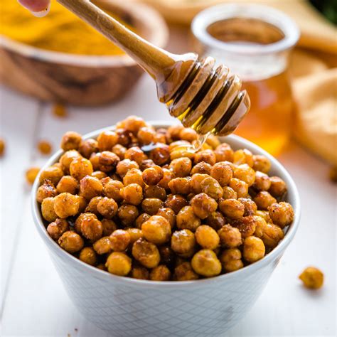 honey-curry-roasted-chickpeas-the-busy-baker image