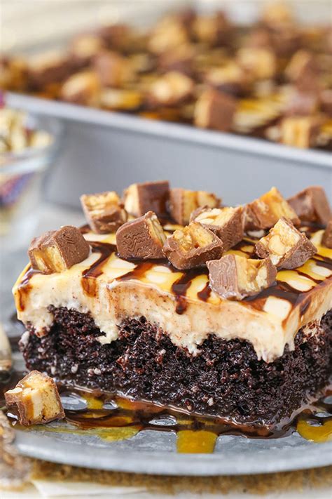 snickers-poke-cake-recipe-amazing-snickers-dessert image