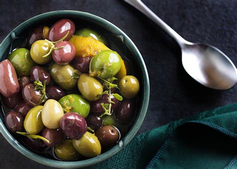 italian-marinated-olives-with-citrus-and-herbs image