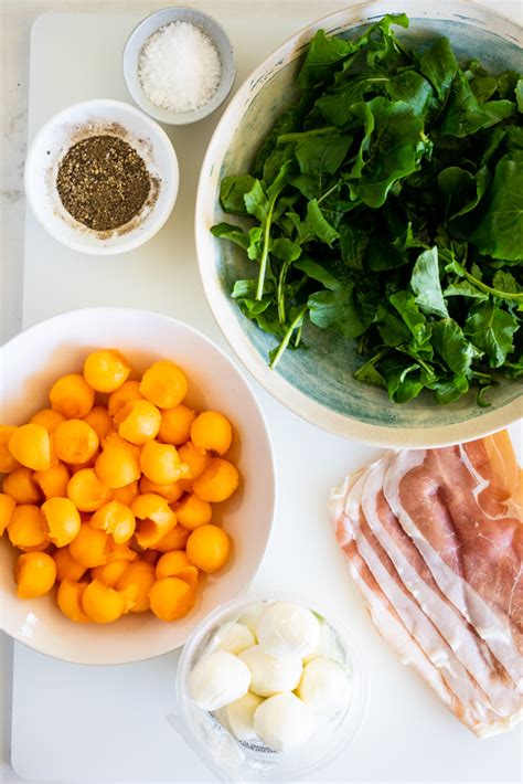 quick-and-easy-prosciutto-melon-salad-with-mozzarella image