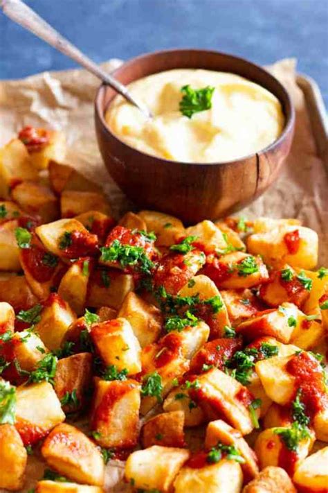 easy-patatas-bravas-recipe-video-unicorns-in-the-kitchen image