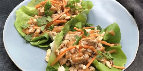 thai-style-lettuce-wraps-with-peanut-sauce image