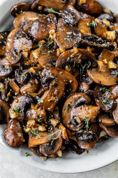sauted-mushrooms-with-garlic-and-herbs image