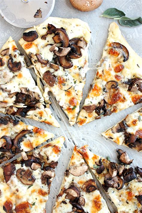 mushroom-pizza-recipe-with-garlic-and-sage-monday image