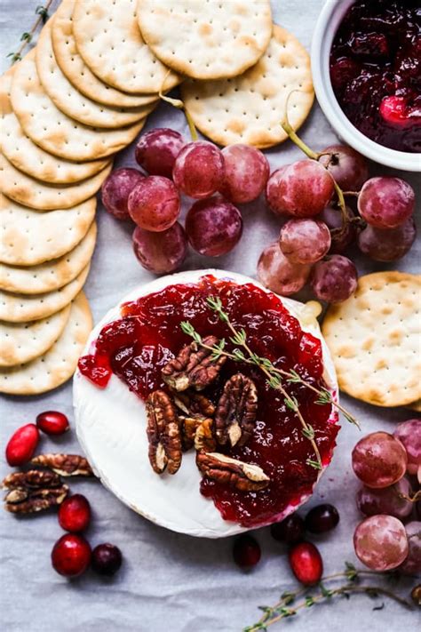 cranberry-baked-brie-easy-holiday-appetizer-joyous image