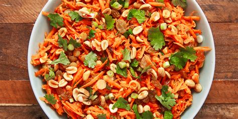 how-to-make-easy-carrot-salad-with-raisins-delish image
