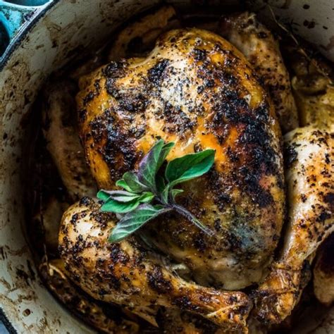 lemon-herb-butter-roast-chicken image
