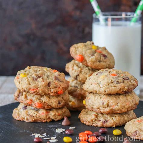 reeses-pieces-cookies-girl-heart-food image