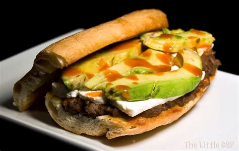 mexican-tortas-with-chorizo-and-black-beans-the image
