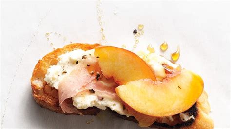 peach-prosciutto-ricotta-crostini-recipe-bon-apptit image