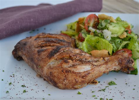 lebanese-grilled-chicken-with-fattoush-mixed-salad image