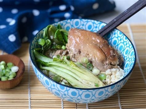 slow-cooker-chicken-with-ginger-soy-bok-choy image