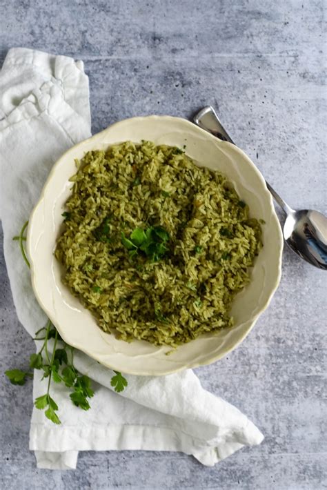 mexican-green-rice-recipe-the-gingered-whisk image