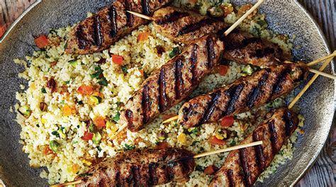 moroccan-spiced-turkey-skewers-with-couscous-salad image