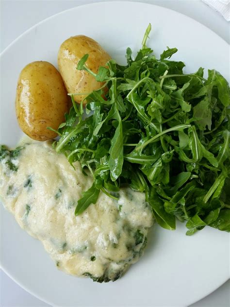 cod-baked-with-spinach-and-cheese-sauce image