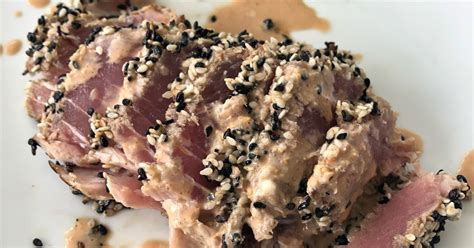 seared-ahi-tuna-with-wasabi-ginger-sauce image