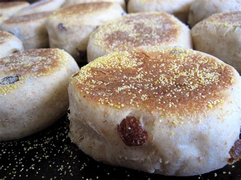 cinnamon-raisin-english-muffins-tasty-kitchen image