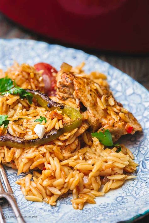 easy-greek-style-chicken-orzo-one-pot image