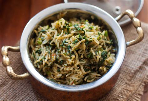 palak-rice-recipe-palak-pulao-recipe-spinach-rice image