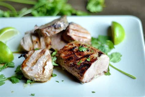 grilled-cilantro-lime-pork-tenderloin-wholesomelicious image