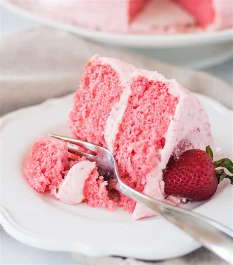 strawberry-layer-cake-with-strawberry-frosting-the image