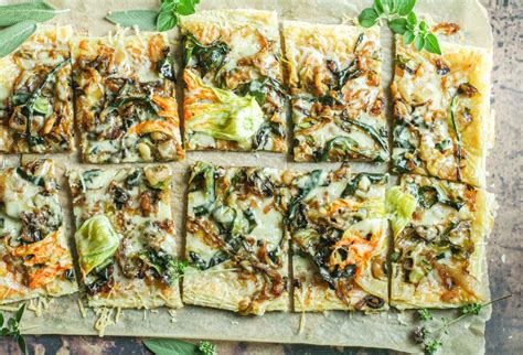 caramelized-zucchini-onion-tart-summer-veggies image