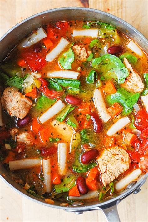 chicken-vegetable-soup-with-pasta-julias-album image