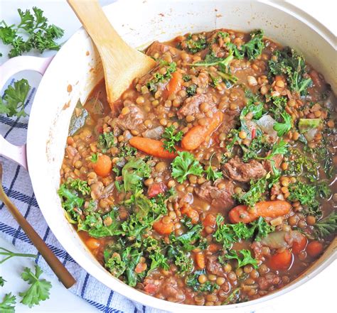 kale-lentil-and-beef-stew-instant-pot-slow-cooker image