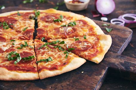 super-fast-thin-crust-pizza-recipe-king-arthur-baking image