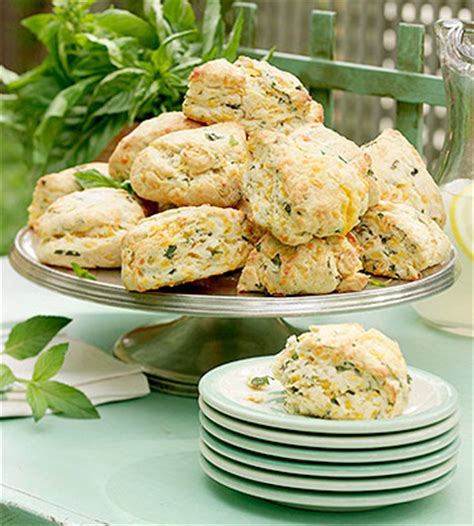 cheddar-basil-mini-scones-midwest-living image
