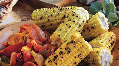 grilled-sweet-peppers-and-corn-recipe-bon-apptit image