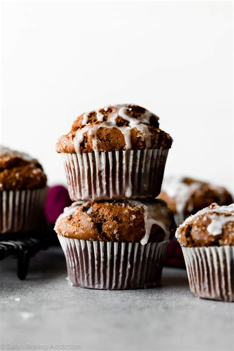 gingerbread-muffins-with-lemon-glaze-sallys-baking image