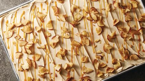 caramel-apple-sheet-cake-recipe-tablespooncom image