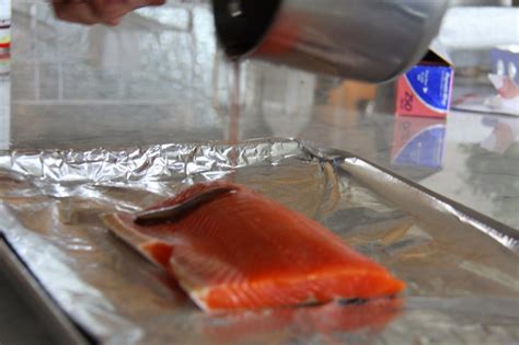 salmon-with-teriyaki-bbq-glaze-a-bountiful-kitchen image