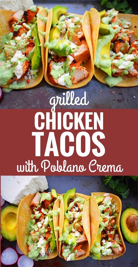 grilled-chicken-tacos-with-roasted-poblano-crema-modern-honey image