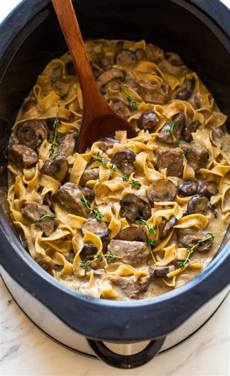 beef-stroganoff-from-scratch-slow-cooker image