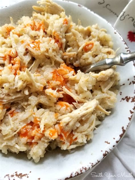 southern-style-crock-pot-chicken-rice-south-your image